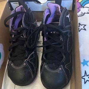 Black and Purple Jordan retro